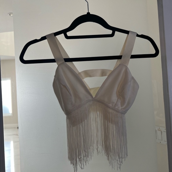 NWT BEBE Adelle Bralette W/Fringe XS - Picture 8 of 8